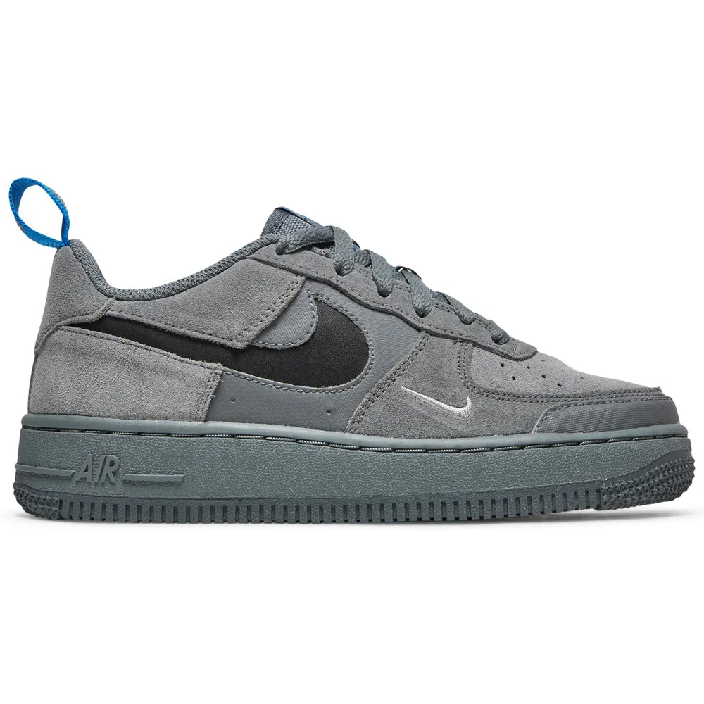 Nike Air Force 1 Low Cut Out Swoosh Smoke Grey DQ1097-001