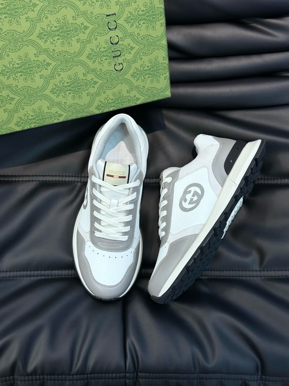 Gucci Men's GG sneakers White Gray