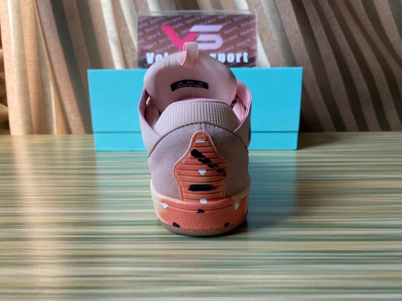 Lanvin Leather Curb Gallery Dept. Pale Pink Multi
