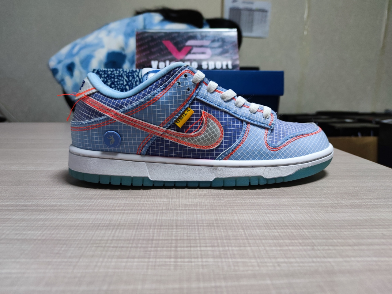 Dunk Low Union Passport Pack Argon DJ9649 400