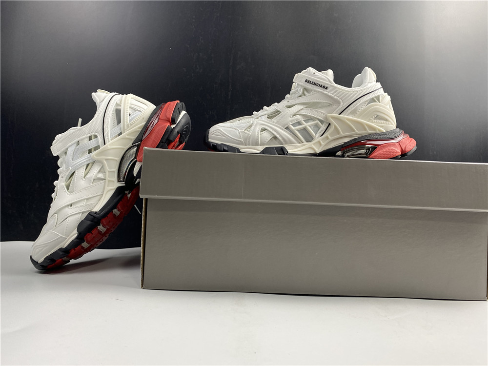Balenciaga Track.2 Trainer 'White Red' 568614W2GN39610