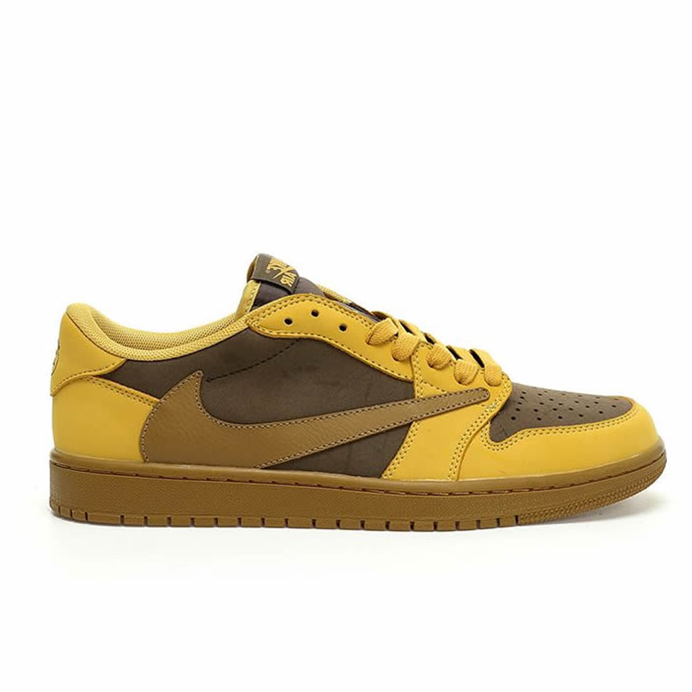 Jordan 1 Travis Scott x Air Jordan Yellow card, low hanging，DM7866-665