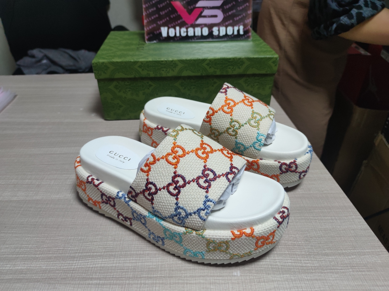 GUCCI Angelina Platform 55mm Sandal