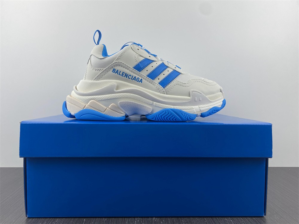 adidas x Balenciaga Triple S Sneaker 'White Blue'