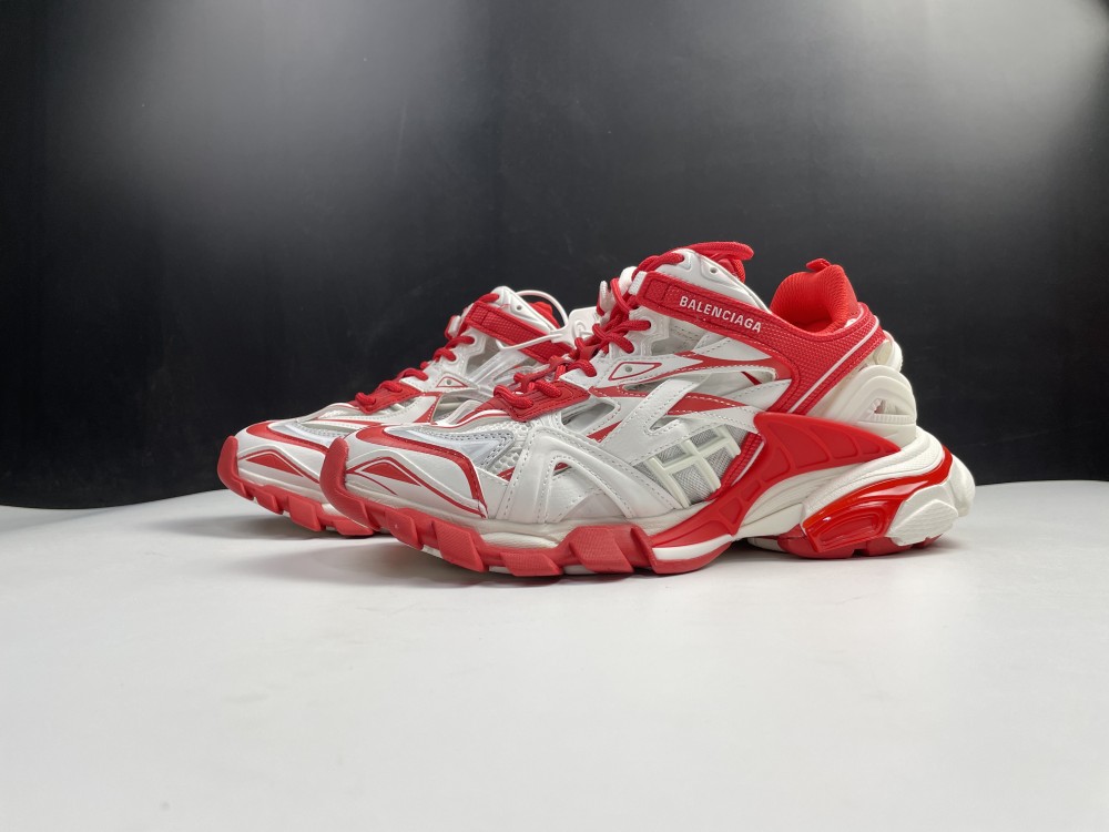 Balenciaga Track 2.0 White Red REAL VS FAKE