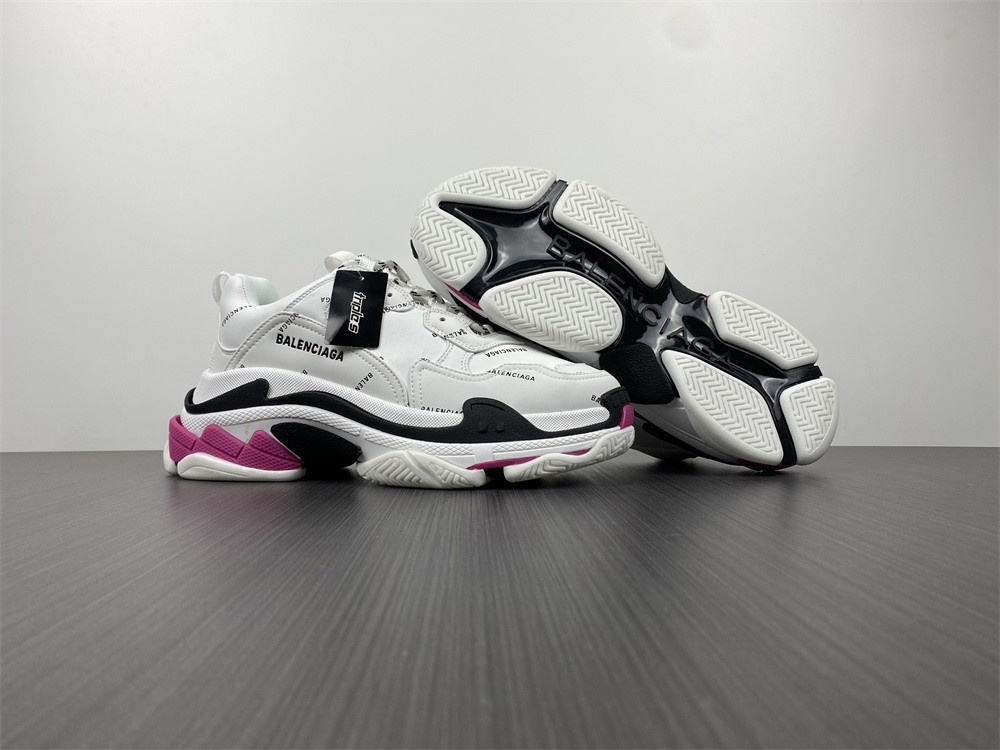 Balenciaga Mens Triple S Logo Chunky Lowtop Sneakers