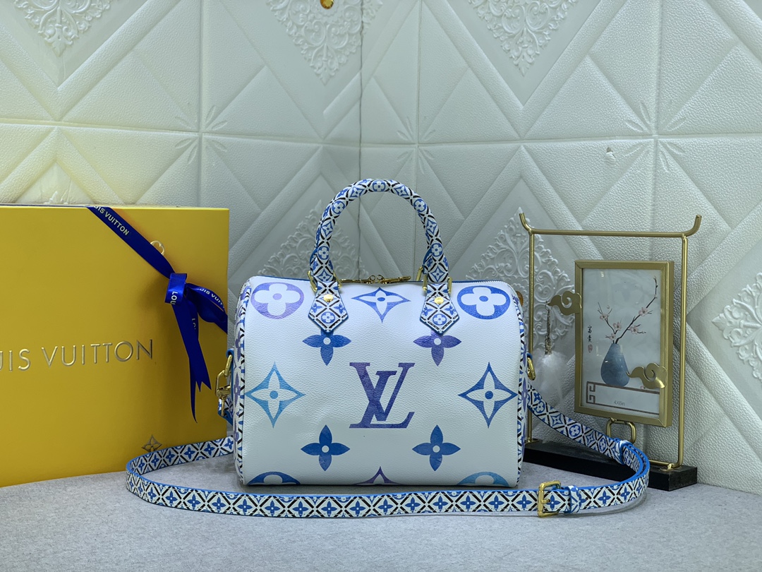 Louis Vuitton SPEEDY BANDOULIèRE 25 M23073 (3) 25x19x15cm