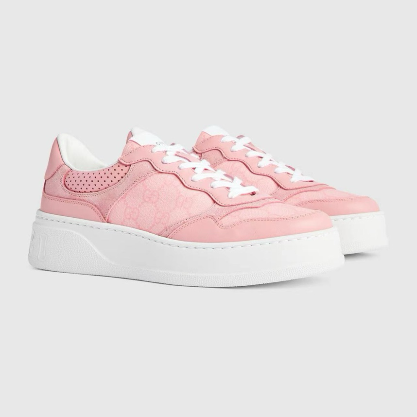 Gucci GG embossed sneakers Pink