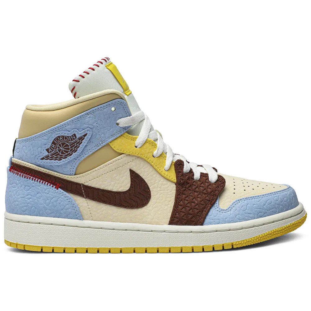Jordan 1 Mid SE Fearless Maison Chateau Rouge CU2803-200