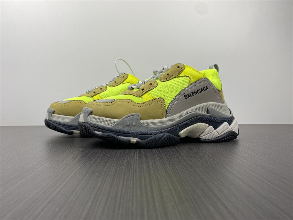 Balenciaga Triple S Trainer 'Neon Yellow' - 483513W09017320
