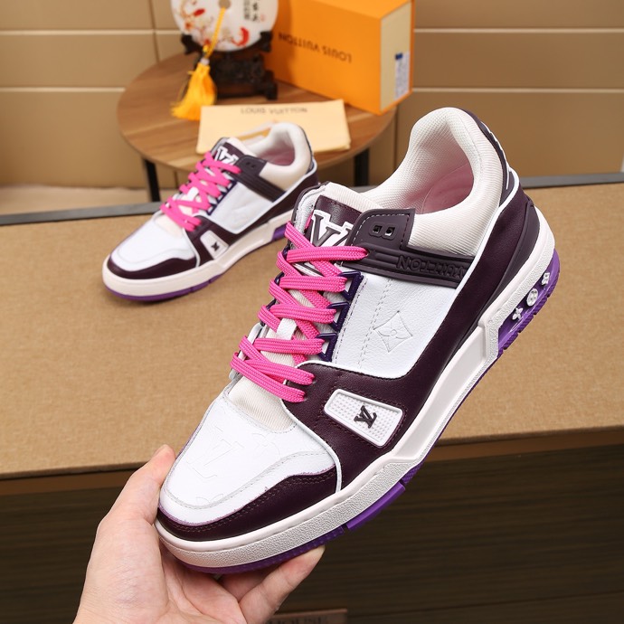 Louis Vuitton Trainer Brown White