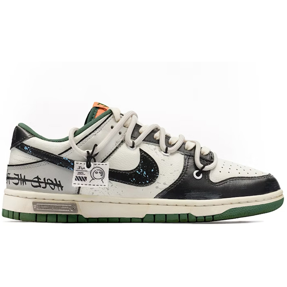 Nike Dunk Low ‘Hold Me Tight’ White Black Green DD1391-300