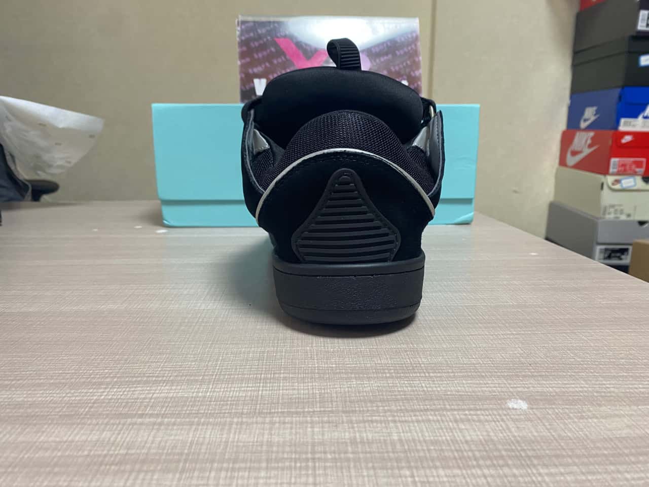Lanvin Curb Sneaker Black Grey