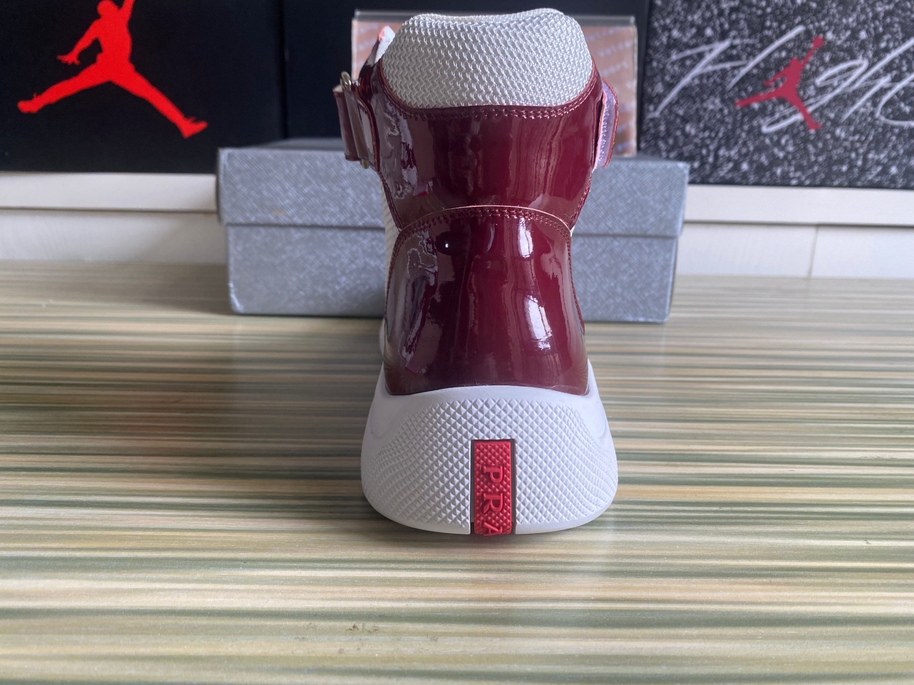 Prada America’s Cup Bike High Top Sneakers