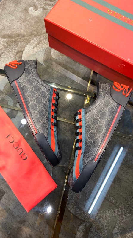Gucci2024 New Breathable Board Shoes Black
