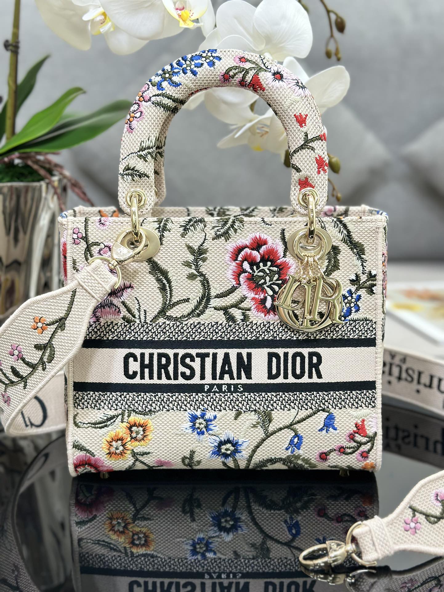 Dior Lady D-Lite M0565 (5) 24 x 20 x 11cm