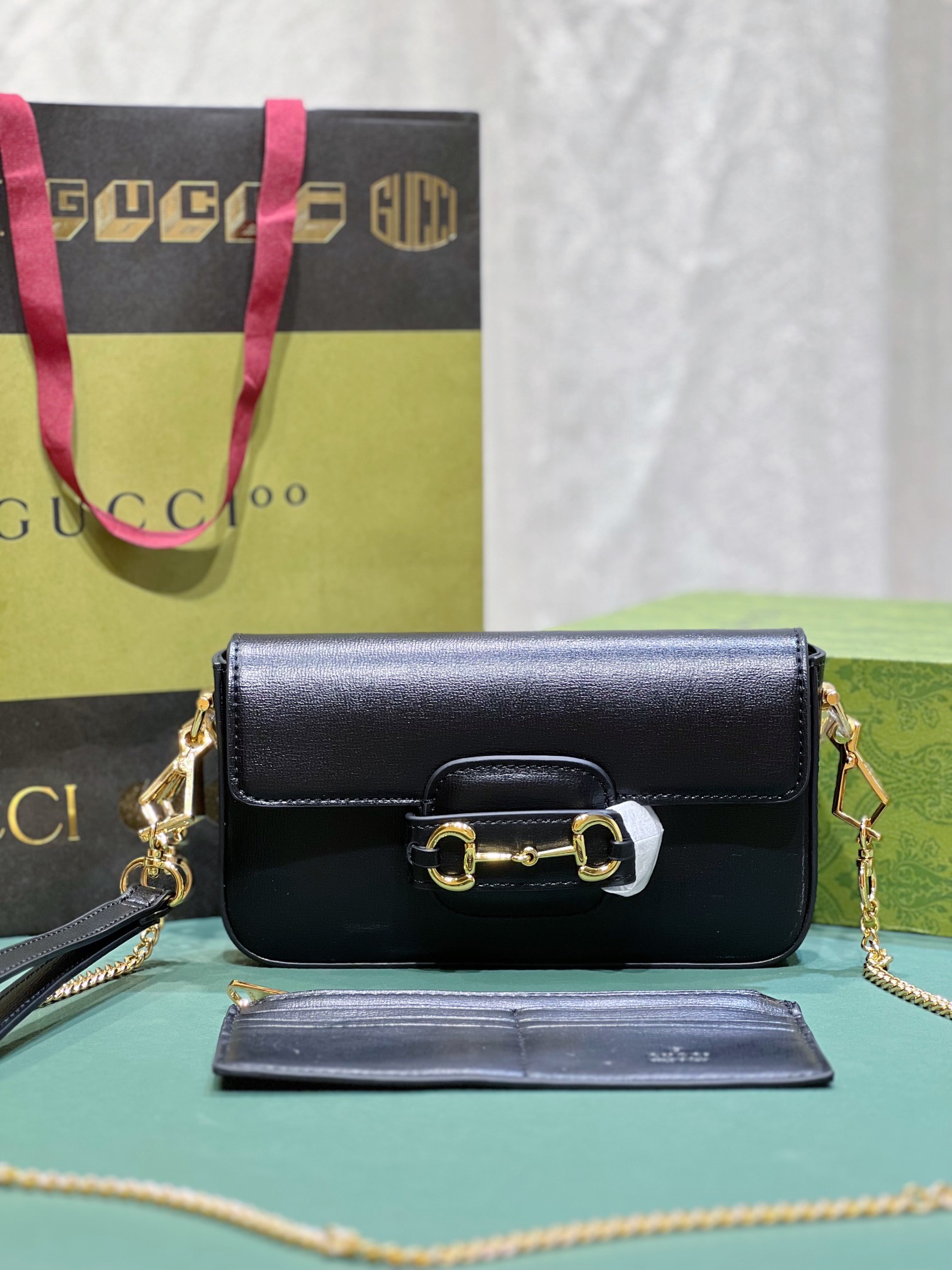 Gucci Horsebit1955 752002 21.6x12.4x3cm