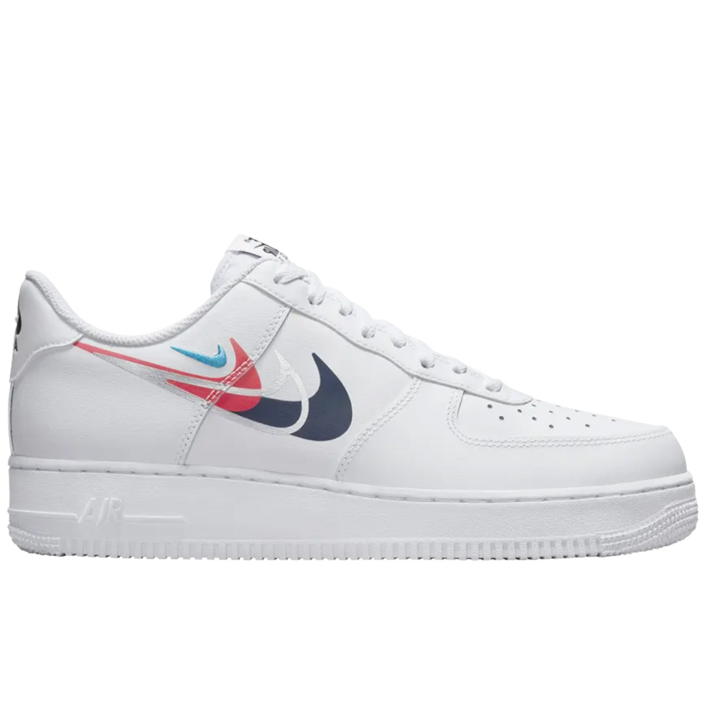 Air Force 1 Low '07 Quadruple Swoosh White Navy Crimson FJ4226-100