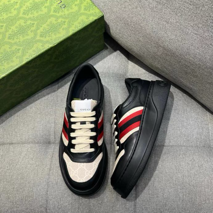 Gucci GG embossed sneakers Black Beige