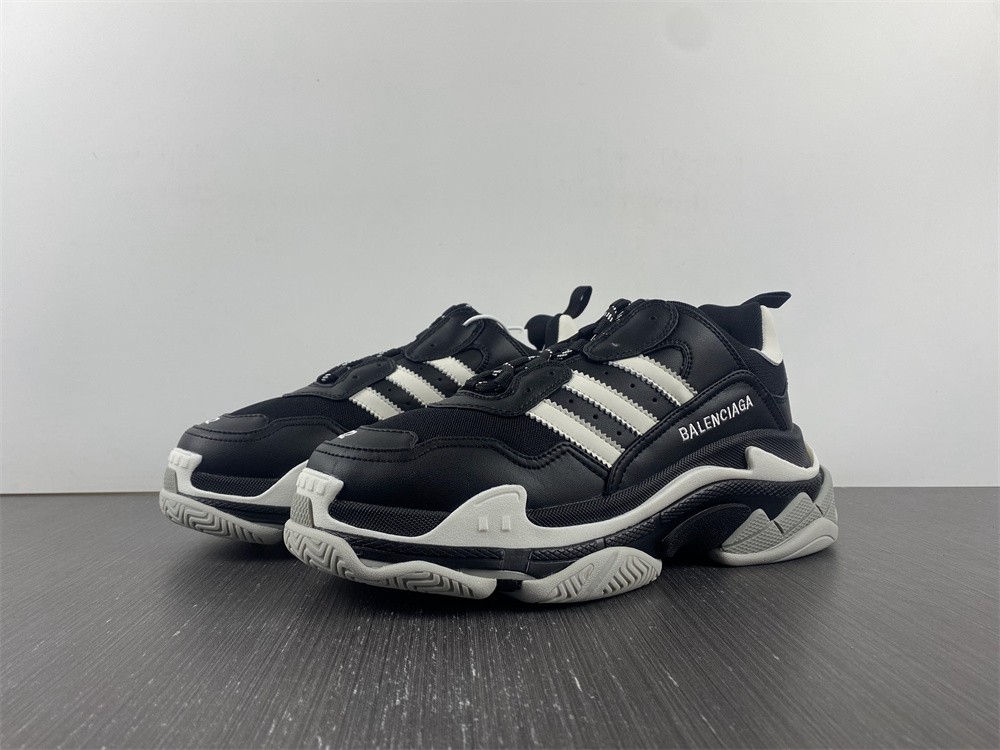 Balenciaga x adidas Triple S sneakers 'Black White
