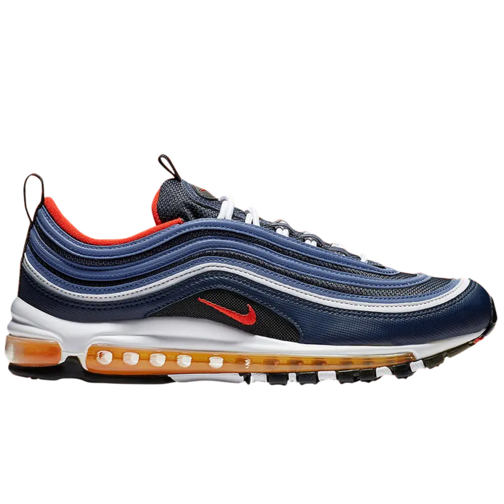 Nike Air Max 97 Midnight Navy Habanero Red 921826-403