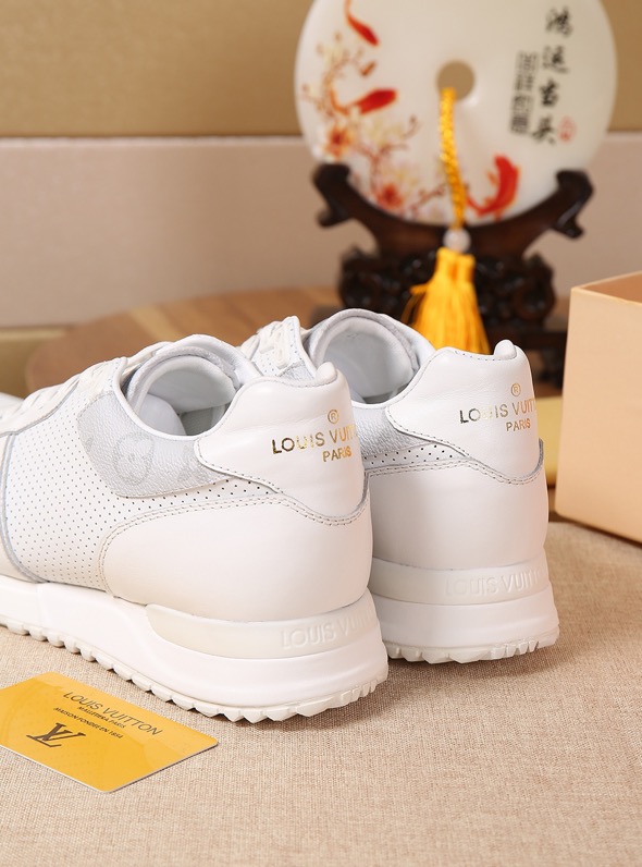 Louis Vuitton  X SUPREME Calfskin Perforated Run Away Sneakers