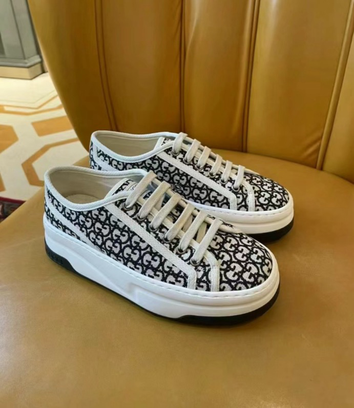 Gucci Tennis 1977 platform sneakers Black