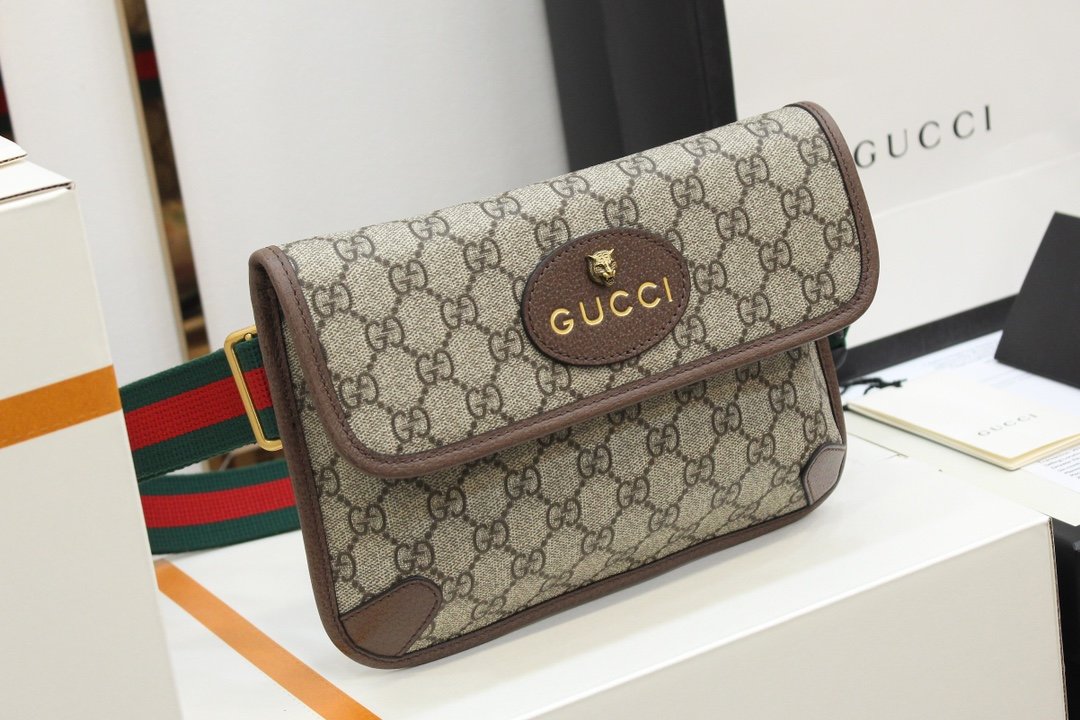 GUCCI Totem GG Superme 493930 24*16.5*4cm