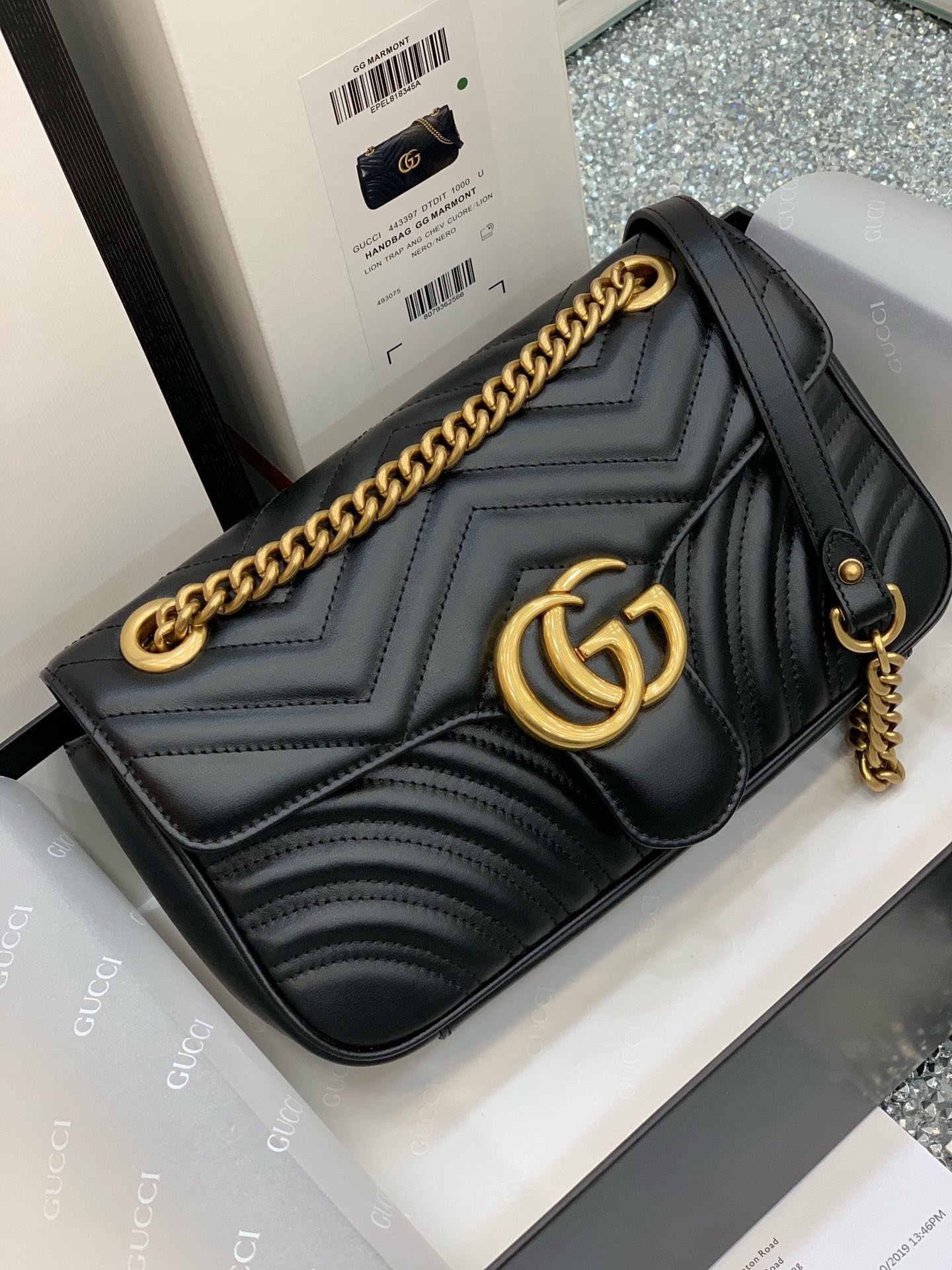 GUCCI Marmont 443497 26*15*7cm