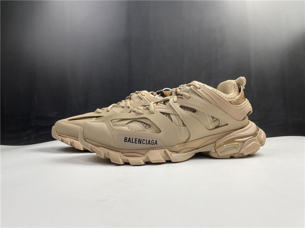 Balenciaga Track Beige Metallic Gold