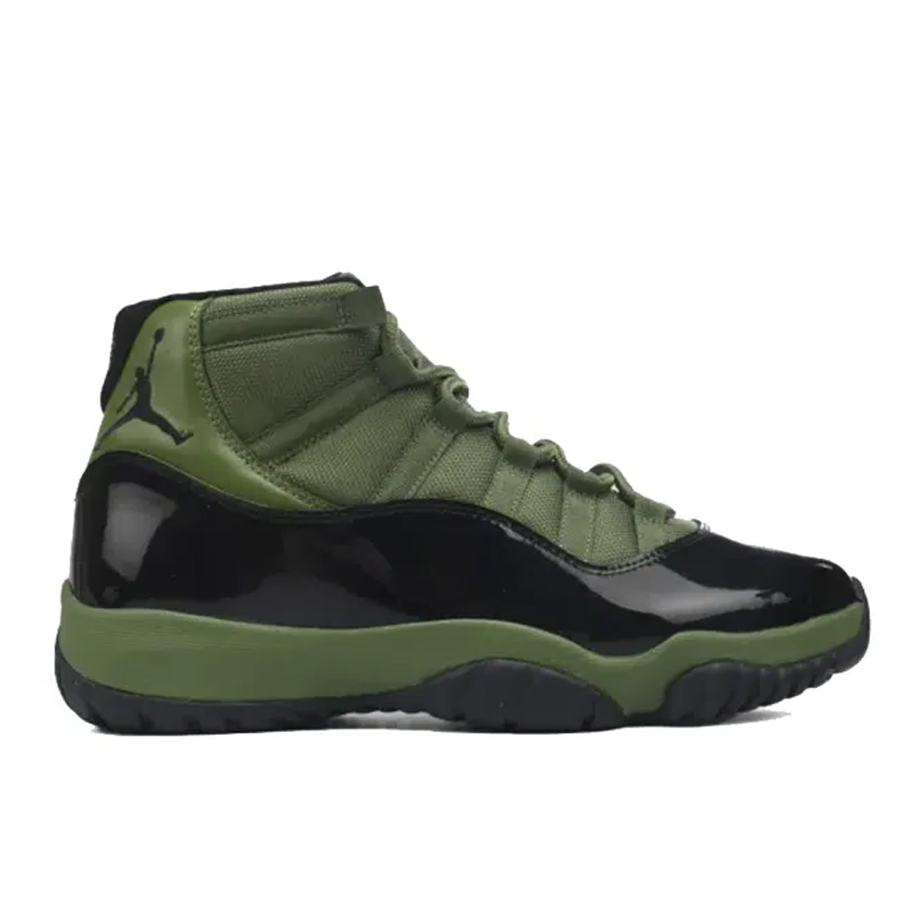 Nike Air Jordan 11 Olive Green High Top Carbon Plate CT8012-300