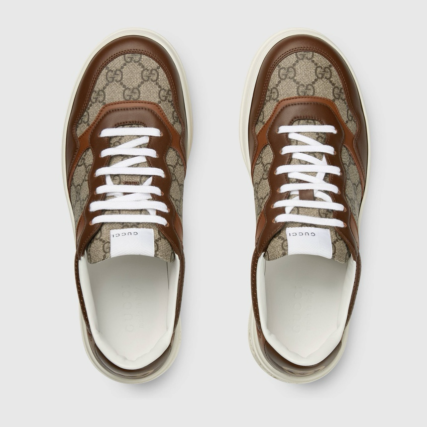 Gucci GG embossed sneakers Brown