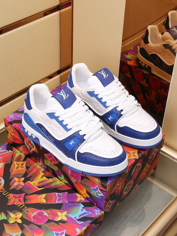 Louis Vuitton Trainer Sneaker Blue