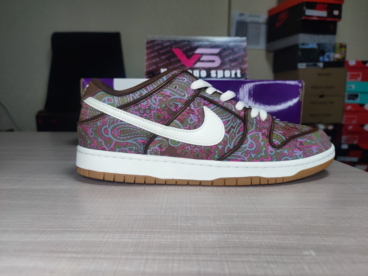 SB Dunk Low Pro Paisley Brown DH7534-200