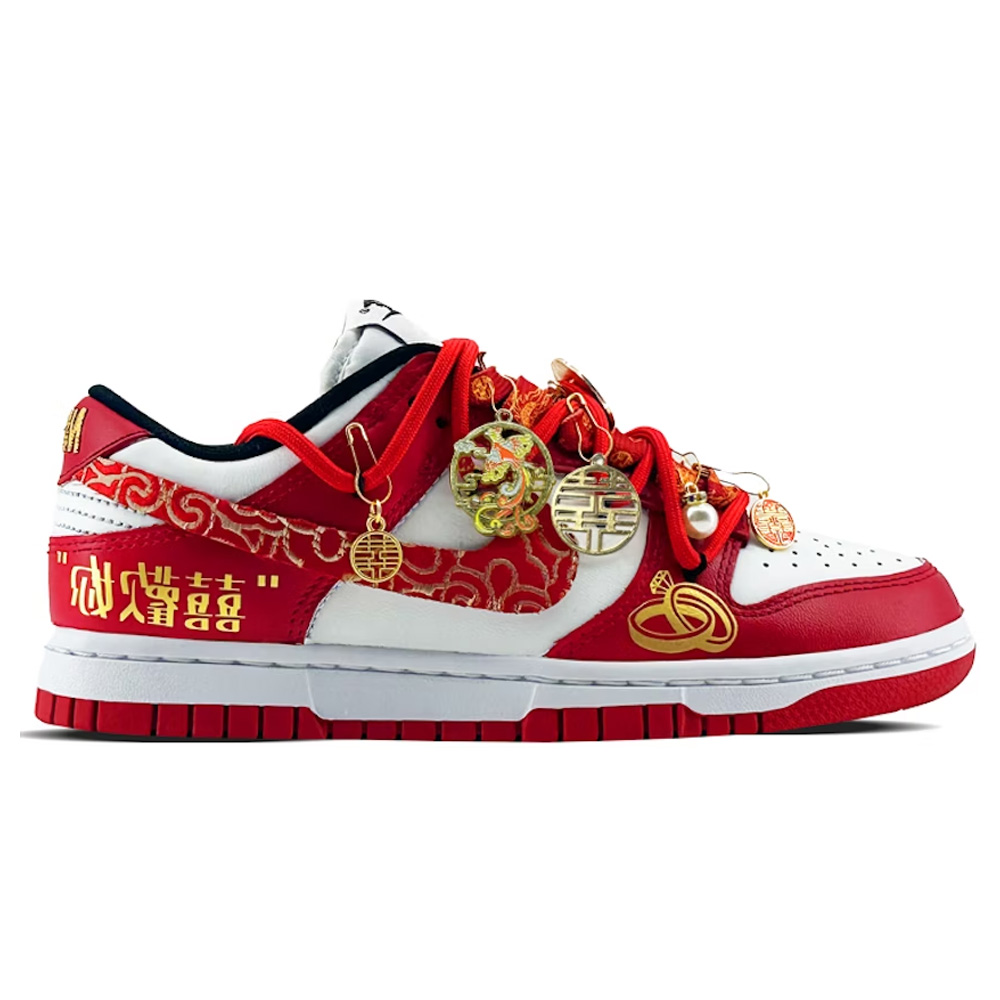 Dunk Low ‘CNY’ Red White 囍 FD9762-061