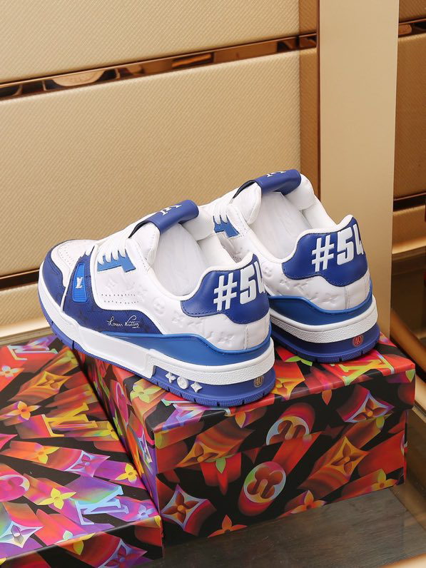 Louis Vuitton Trainer Sneaker Blue