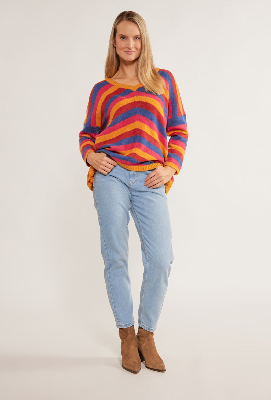 Sweter z wzorem