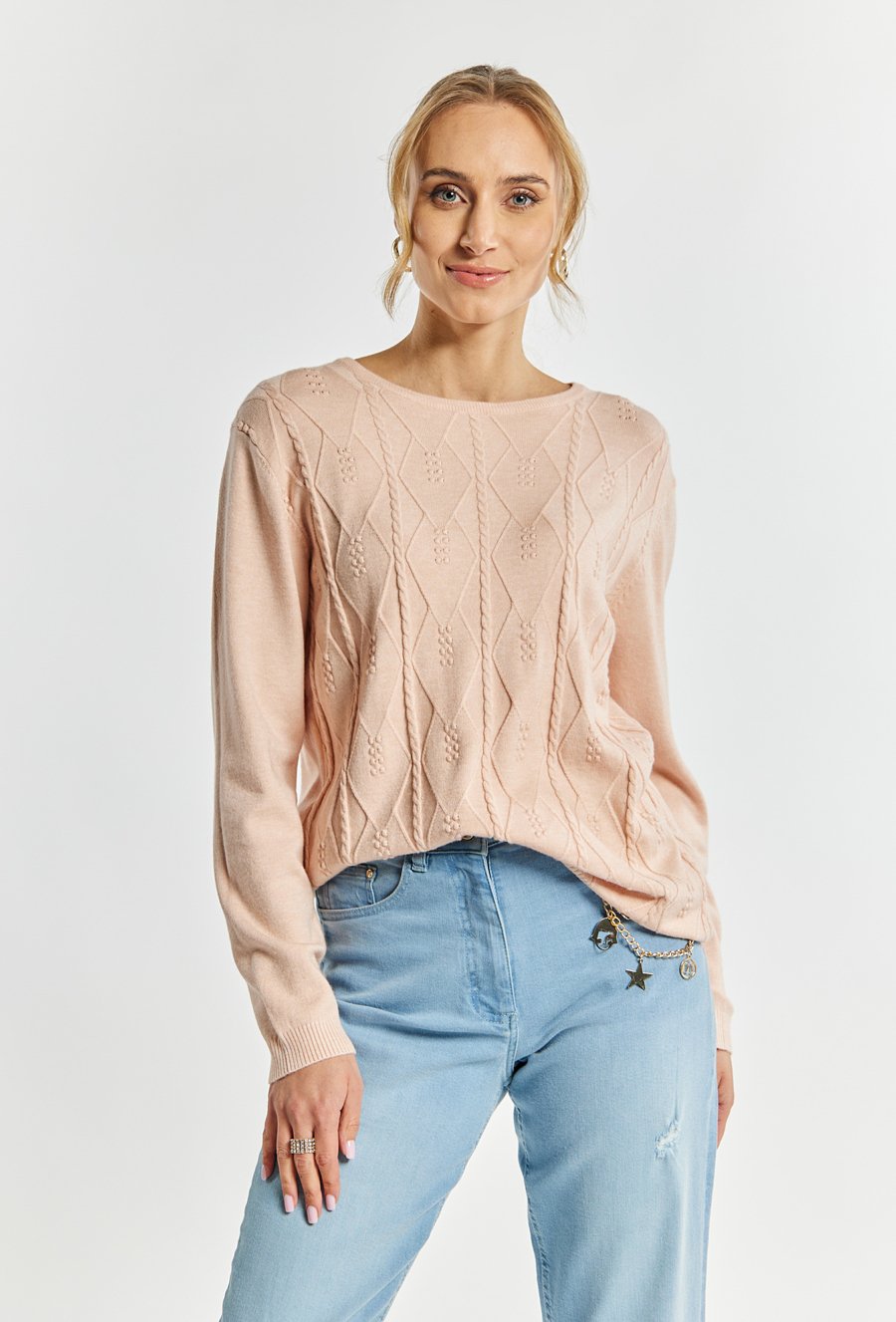 Wiskozowy sweter damski