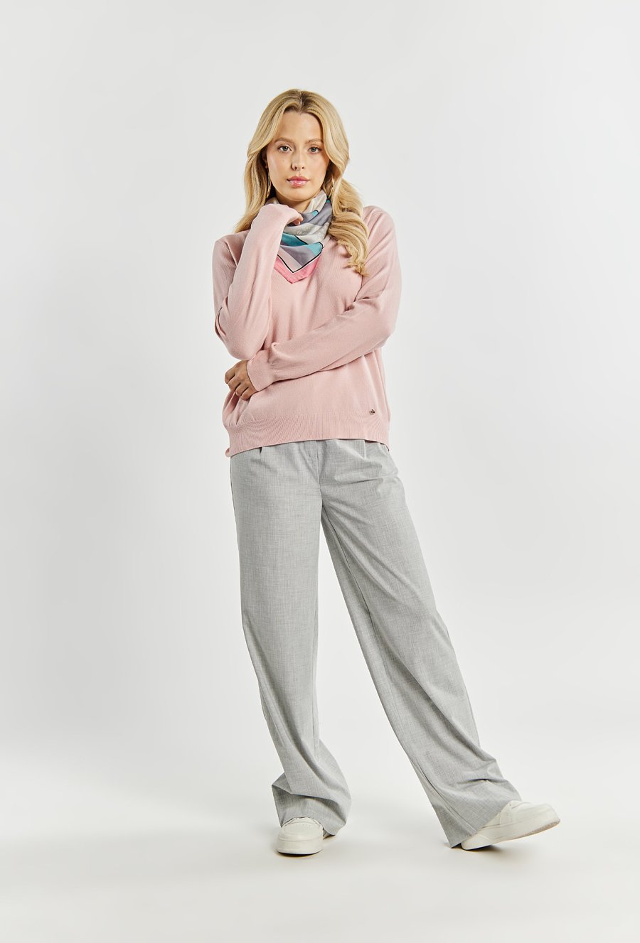 Wiskozowy sweter damski