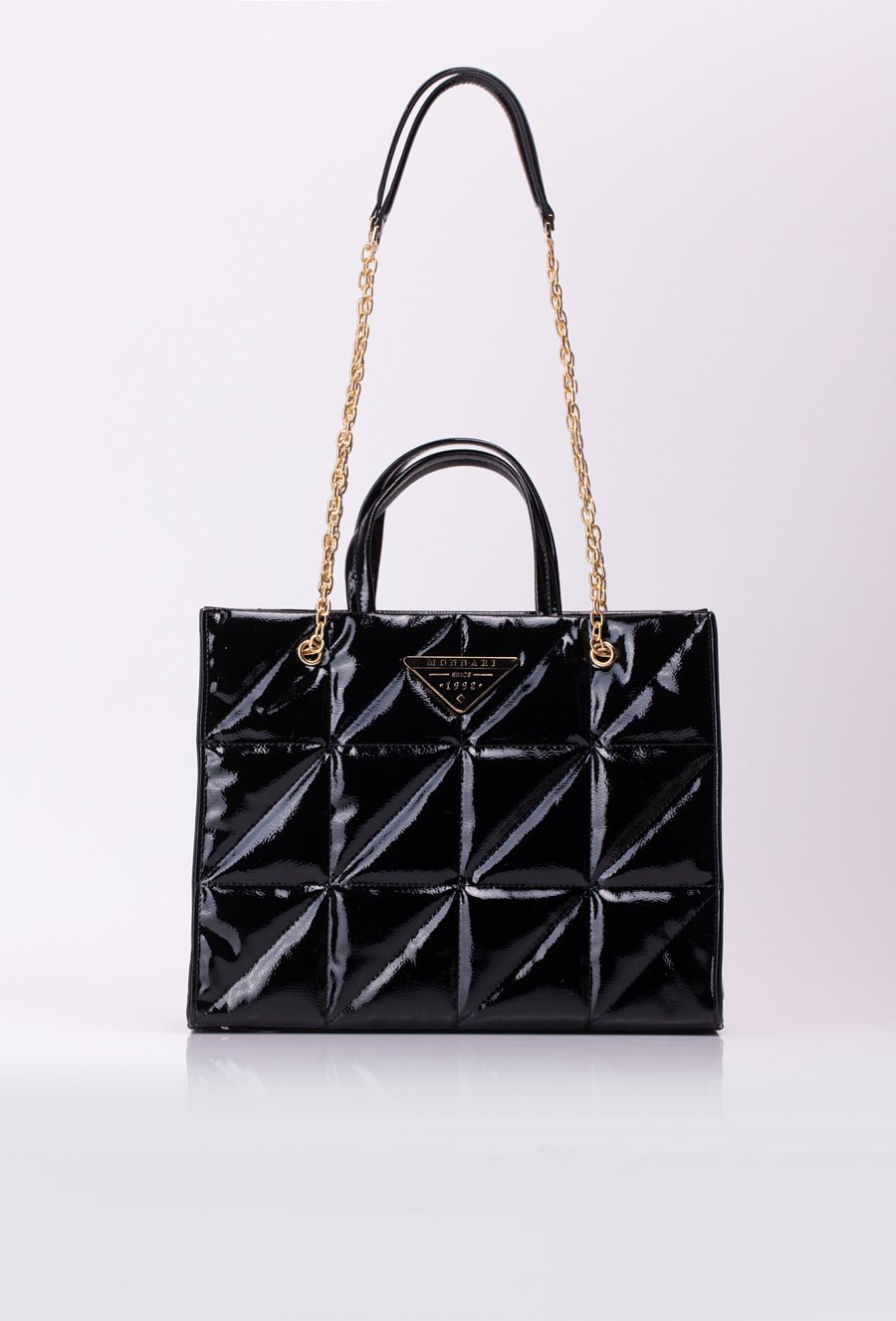 Elegancki shopper z pikowaniem