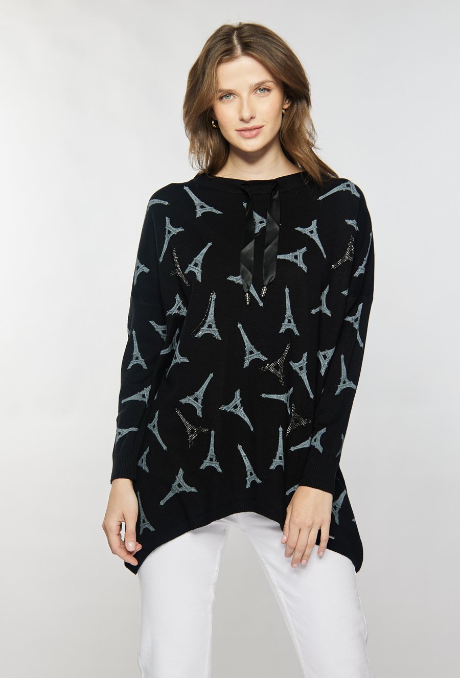 Sweter z wzorem