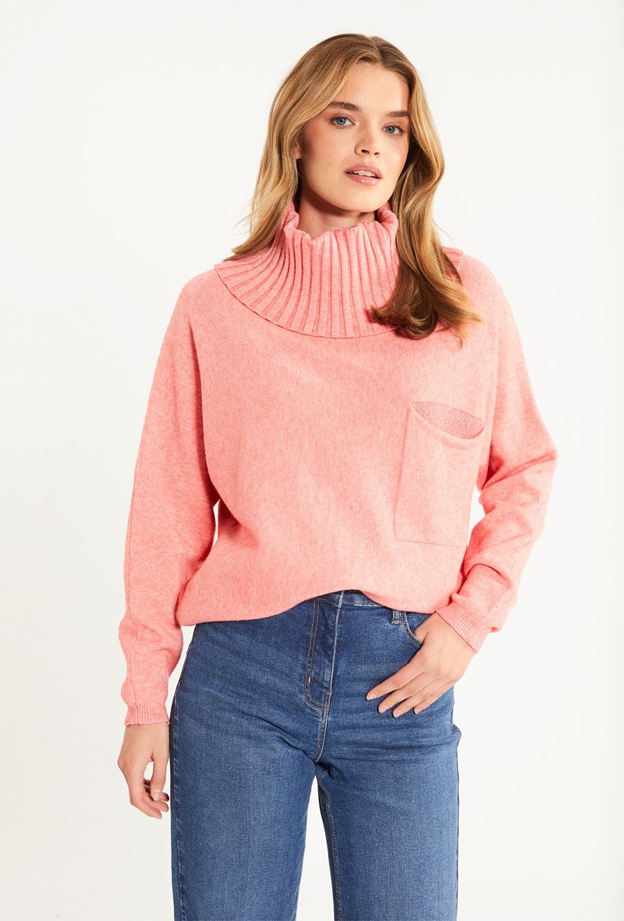 Sweter damski z aplikacją