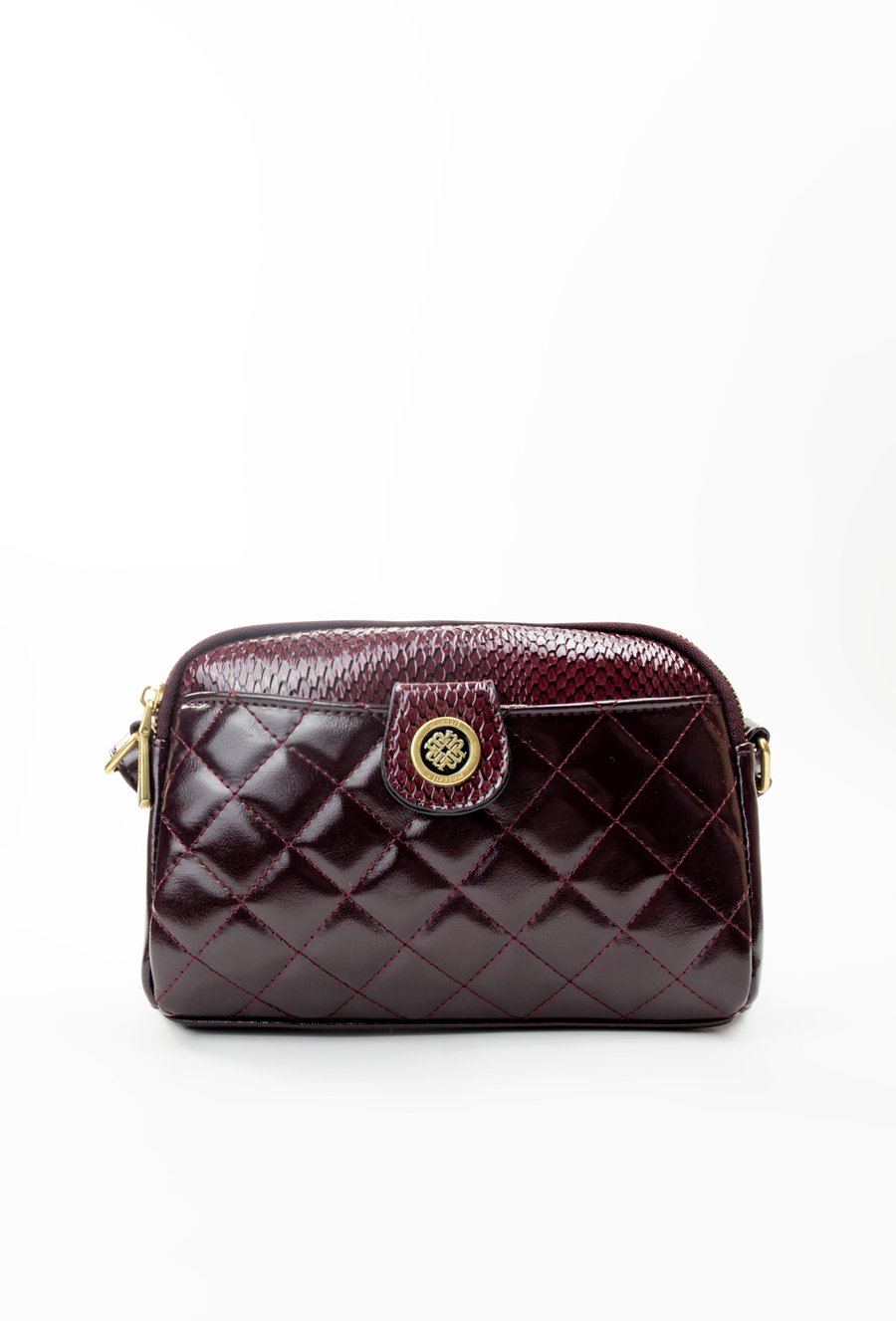 Pikowana torebka damska typu crossbody