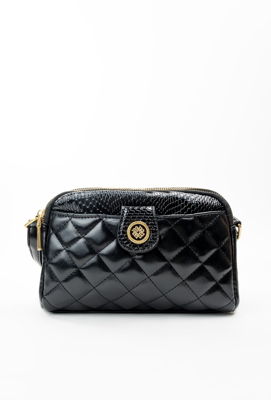 Pikowana torebka damska typu crossbody
