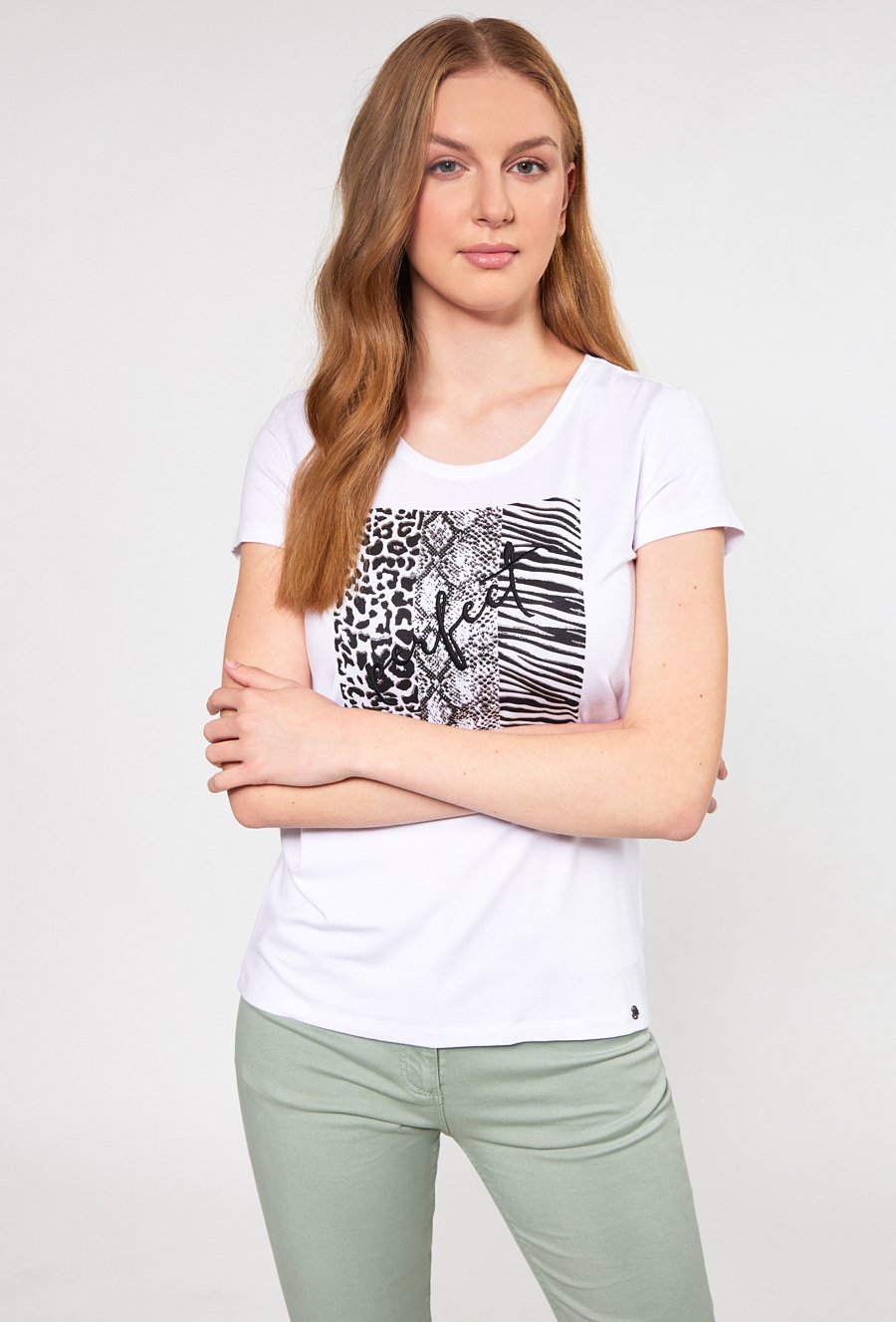 T-shirt w zwierzęcy wzór