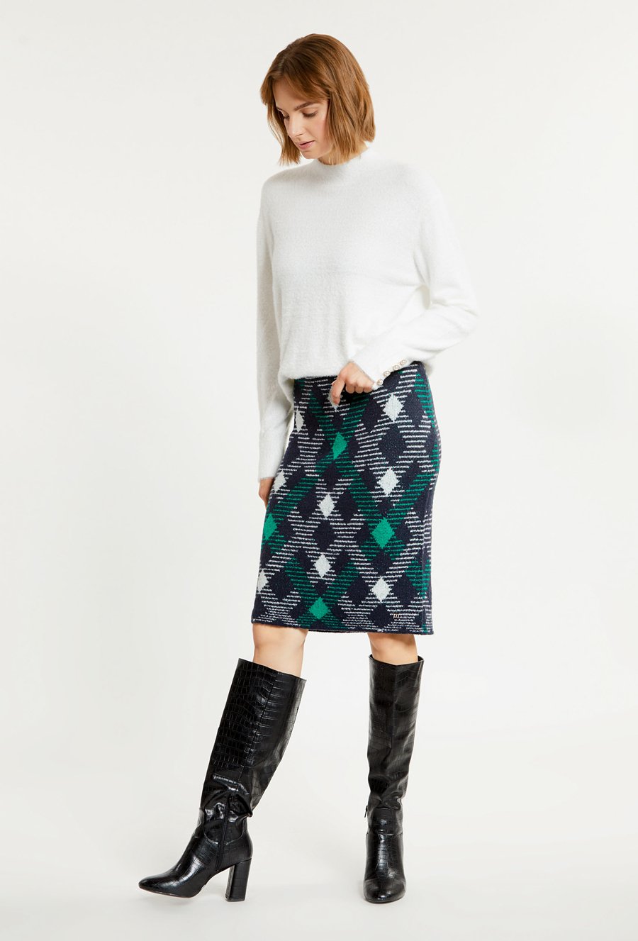 Sweter damski z aplikacją