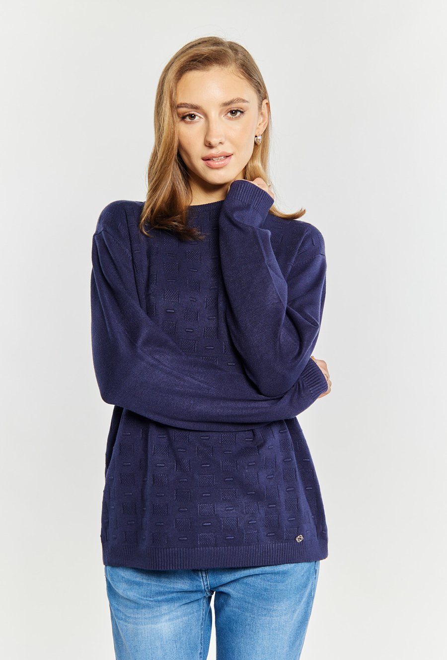 Wiskozowy sweter damski