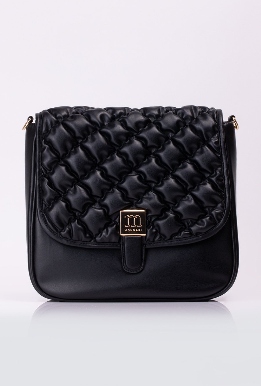 Torba crossbody z pikowaną klapą