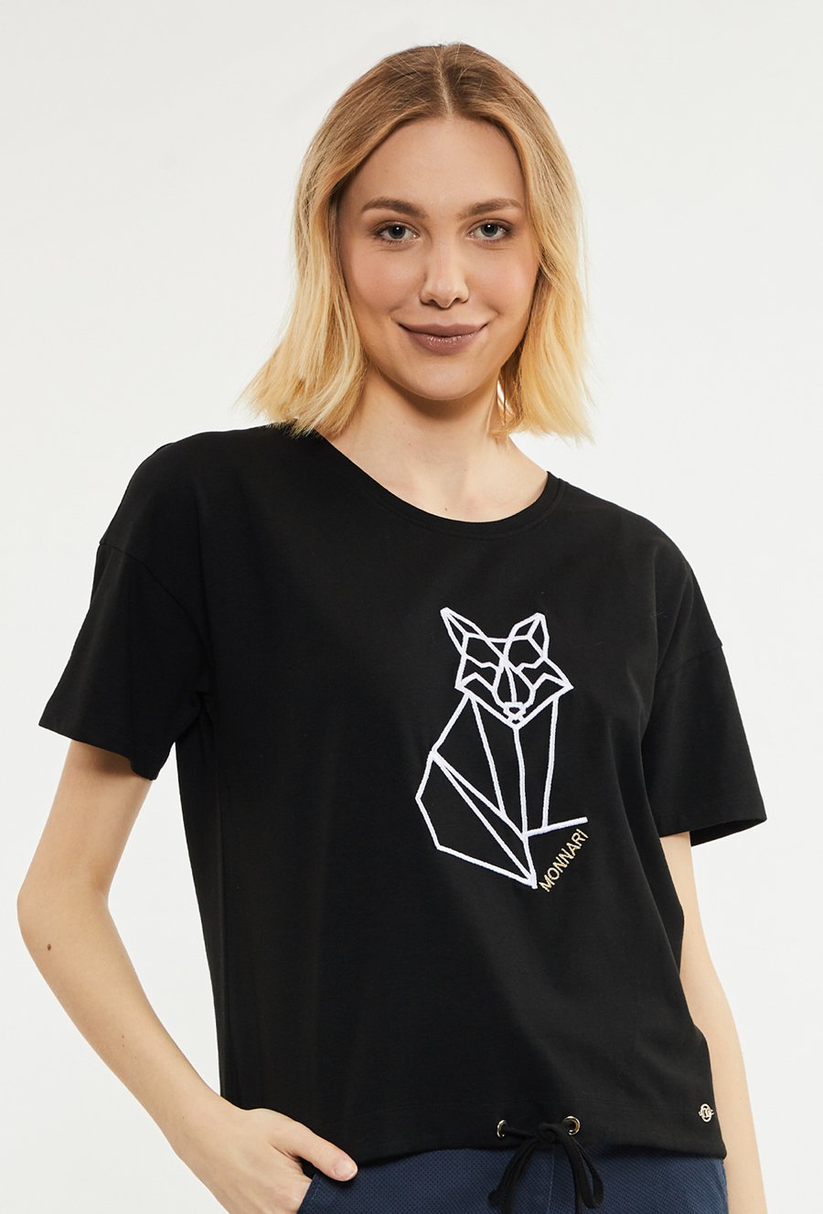 T-shirt damski z ciekawym nadrukiem
