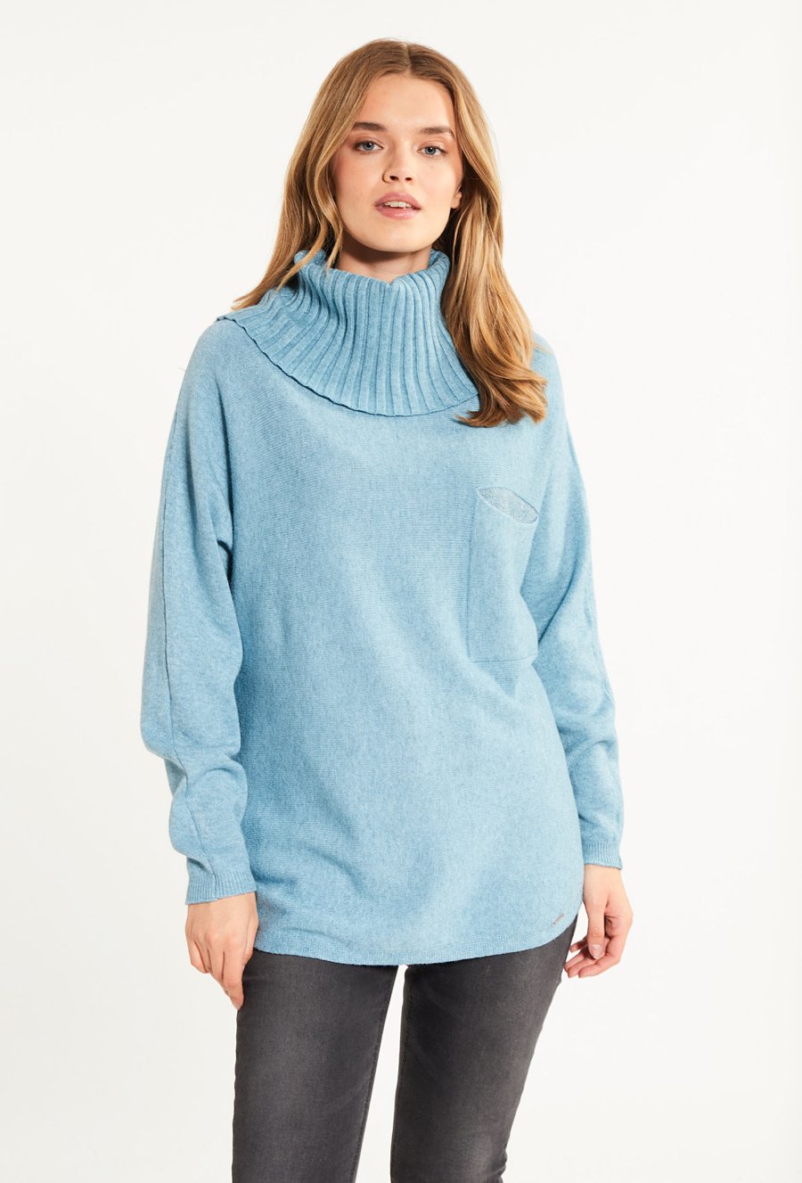 Sweter damski z aplikacją